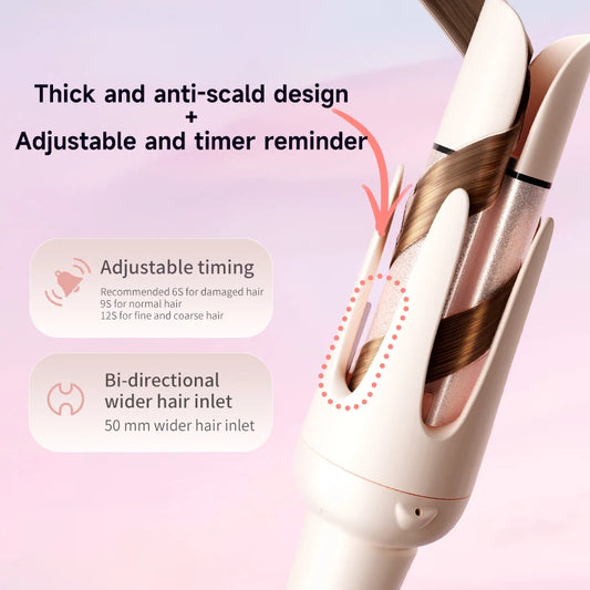 Automatic Hair Curler | Ceramic Rotating Wand for Effortless, Long-Lasting Curls – Perfect Gift for Her